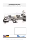 Material Analyses of Equipment & Accessories