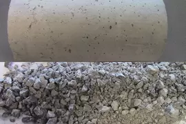 水泥 drill core